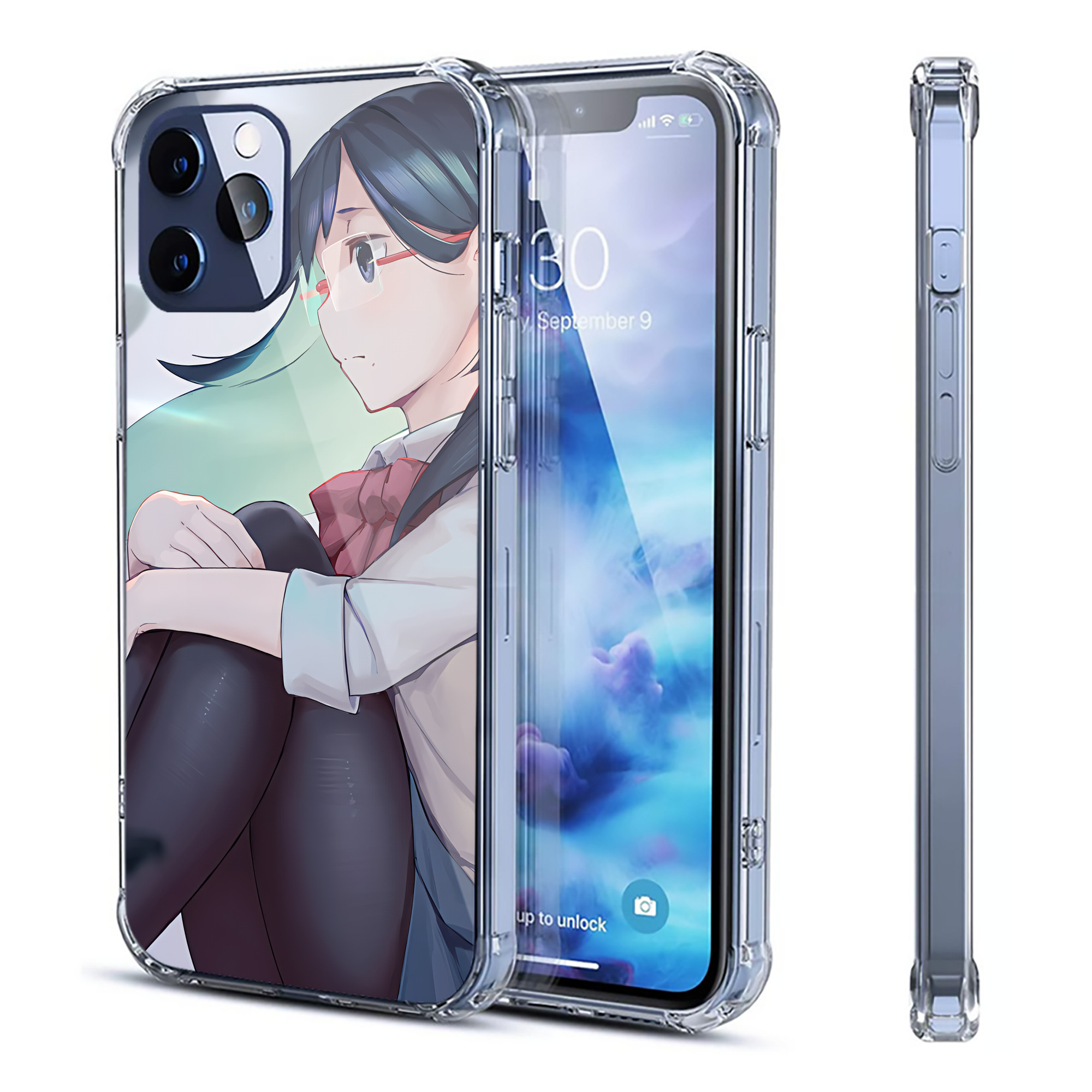 （画像用） ハイキュー!! Haikyu!! 【iPhone 12シリーズ対応】透明スマホケース（クリアソフトケース）